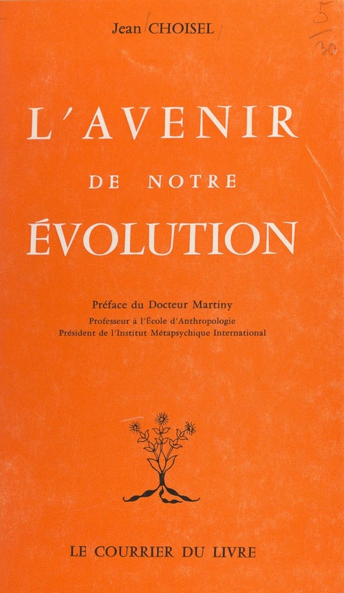 ebook cover of L'avenir de notre évolution, by Jean Choisel