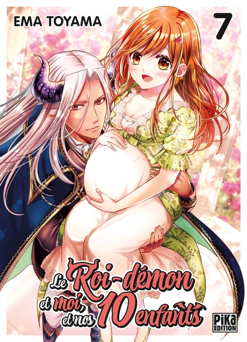 Couverture ebook de Le Roi-Démon et moi, et nos 10 enfants T07, de Ema Toyama
