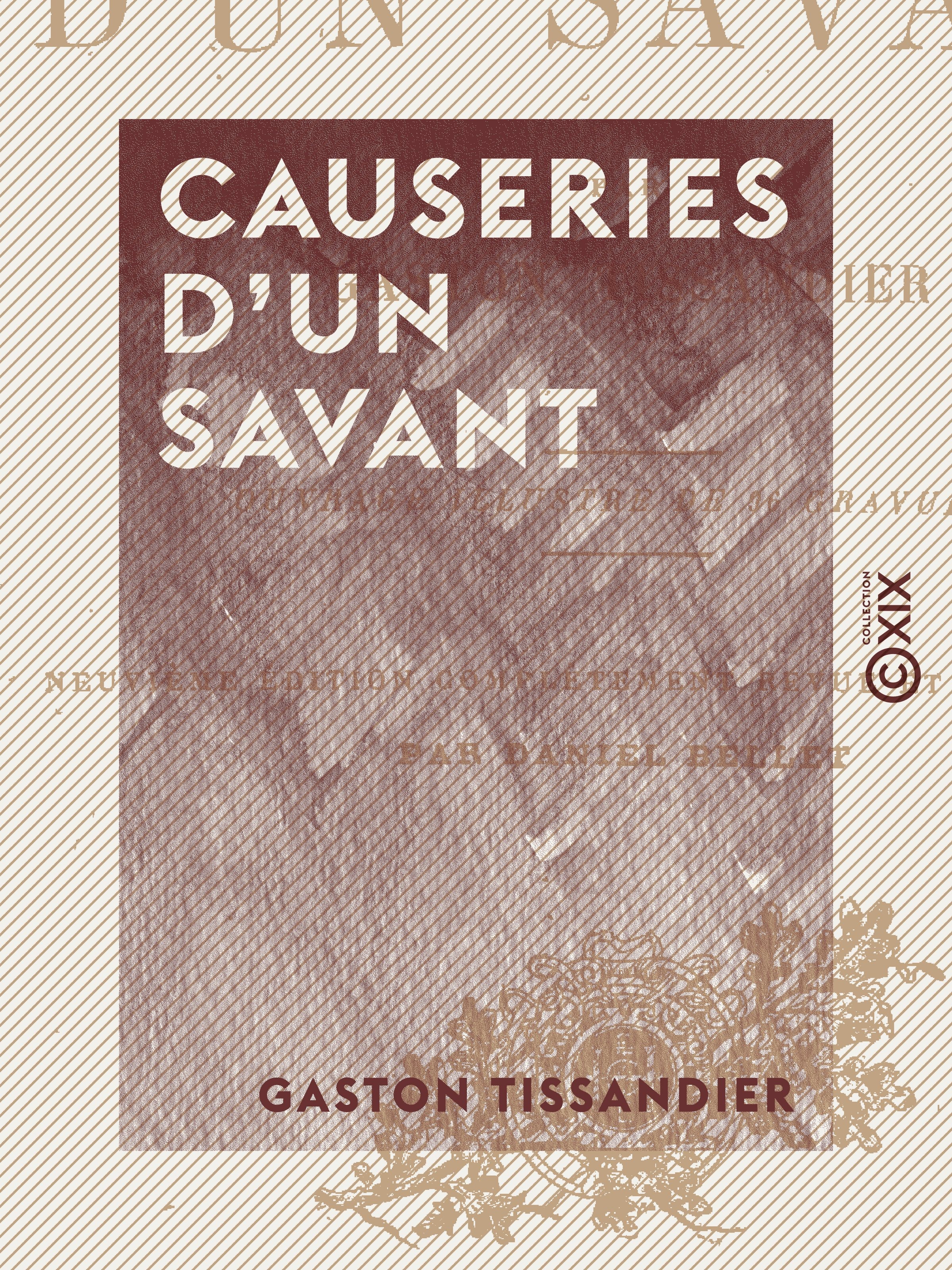 Couverture ebook de Causeries d'un savant, de Gaston Tissandier