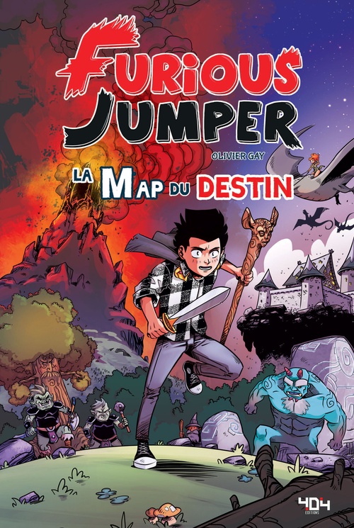 Couverture ebook de Furious Jumper - La map du Destin, de Collectif, Olivier Gay