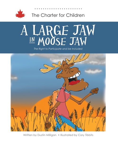 ebook cover of A Large Jaw in Moose Jaw, by Dustin Milligan
