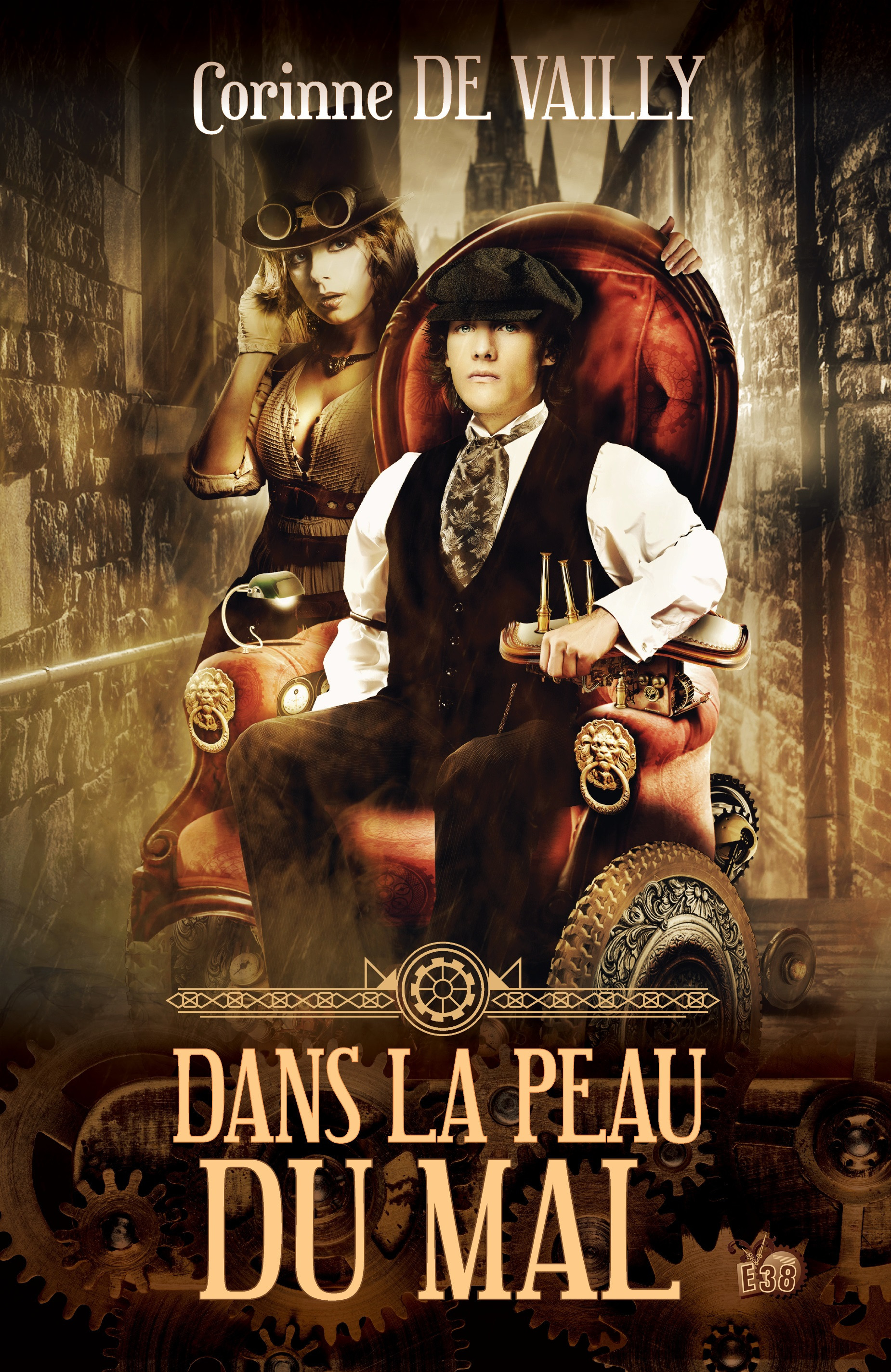 Couverture ebook de Dans la peau du mal, de Corinne de Vailly