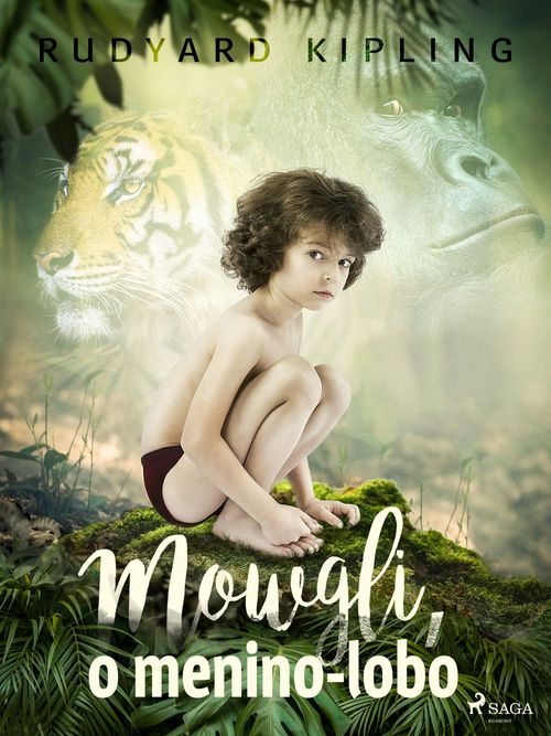 Couverture ebook de Mowgli, o menino-lobo, de Rudyard Kipling
