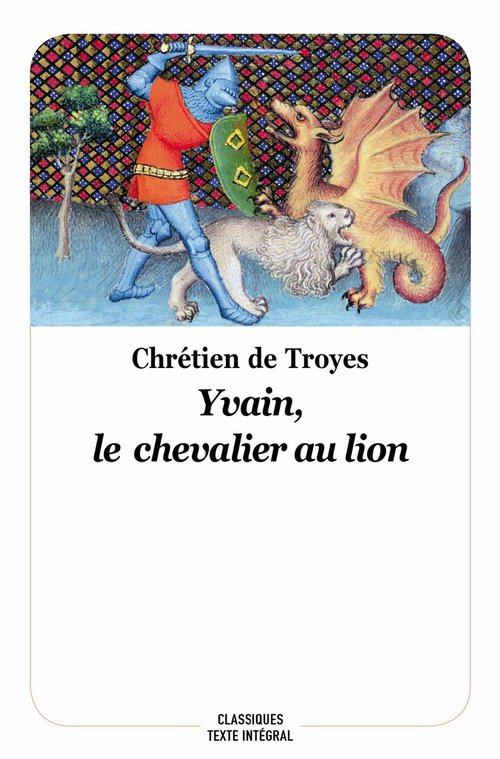 Couverture ebook de Yvain, le chevalier au lion, de Chrétien de Troyes