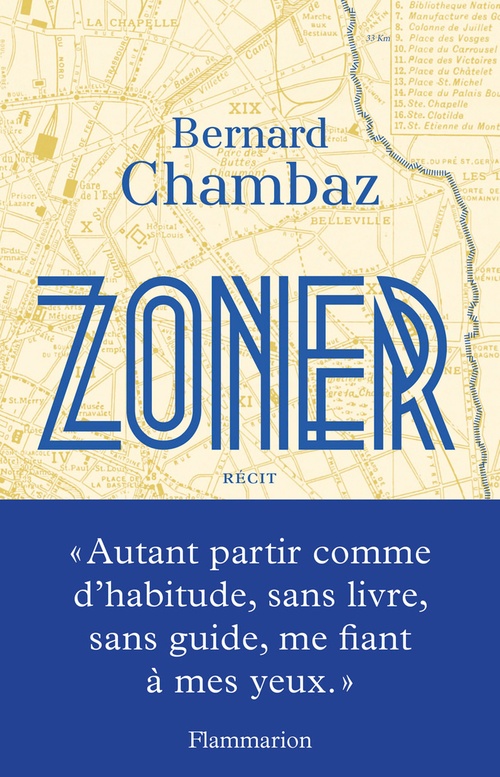 ebook cover of Zoner, by Bernard Chambaz