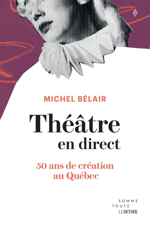 Couverture ebook de Théâtre en direct, de Michel Belair