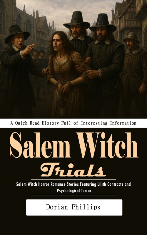ebook cover of Salem Witch Trials: A Quick Read History Full of Interesting Information, by Dorian Phillips