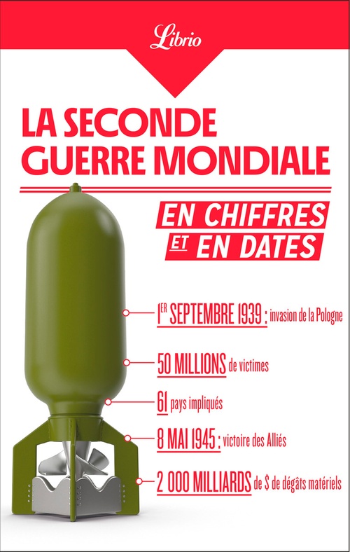 Couverture ebook de La Seconde Guerre mondiale en chiffres et en dates, de Jean-François Bonhoure