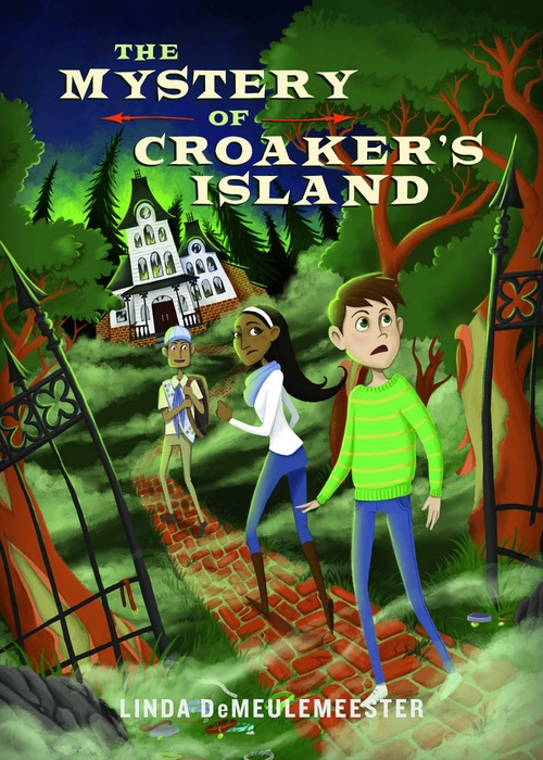 ebook cover of The Mystery of Croaker's Island, by Linda Demeulemeester