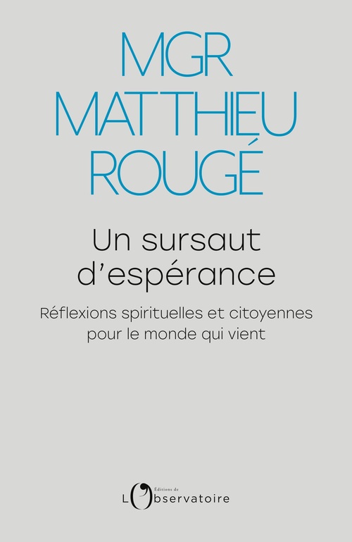 ebook cover of Un sursaut d'espérance, by Matthieu Rougé