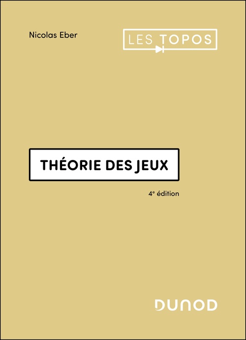 Couverture ebook de Théorie des jeux - 4e éd., de Nicolas Eber