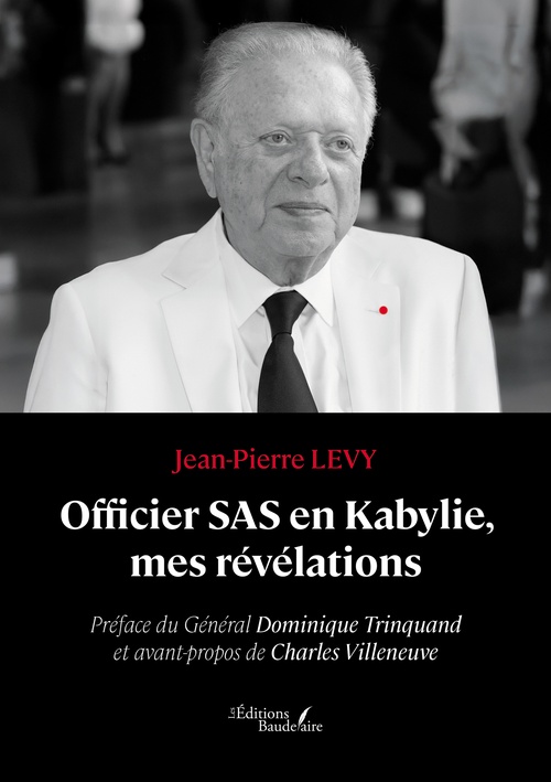 Couverture ebook de Officier SAS en Kabylie, mes révélations, de Jean-pierre Lévy