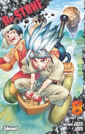 Couverture ebook de Dr. Stone - Tome 08, de Riichirô Inagaki, Boichi