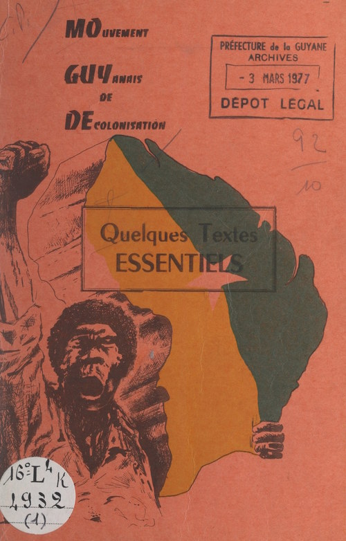Couverture ebook de Quelques textes essentiels, de Mouvement Guyanais De Decolonisation
