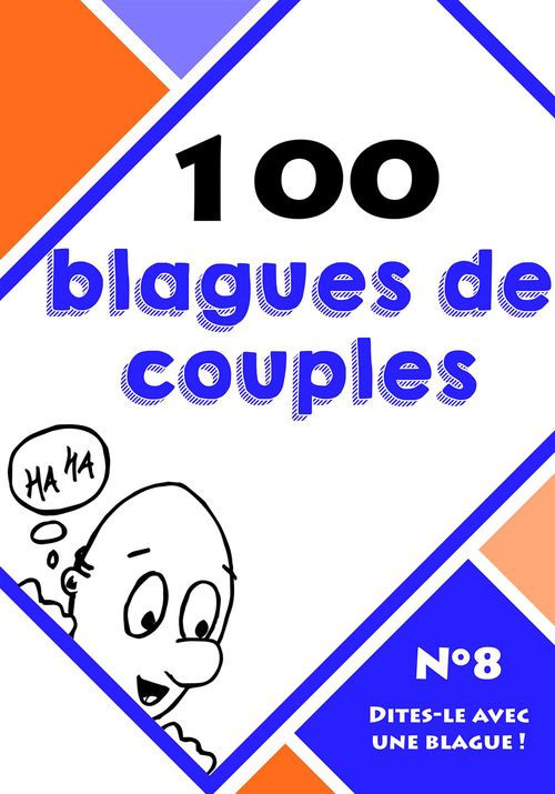 Couverture ebook de 100 blagues de couples, de Collectif
