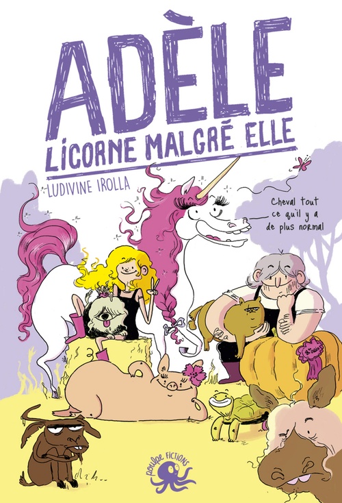 ebook cover of Adèle, licorne malgré elle, by Ludivine Irolla