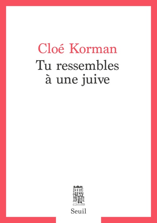ebook cover of Tu ressembles à une juive, by Cloé Korman