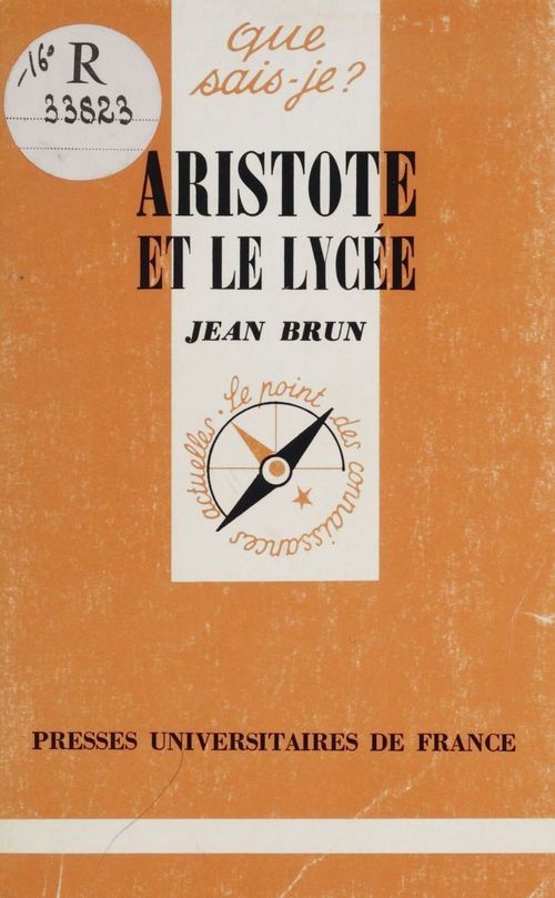 ebook cover of Aristote et le Lycée, by Jean Brun