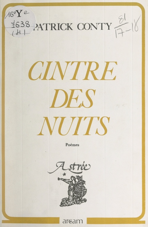 ebook cover of Cintre des nuits, by Patrick Conty