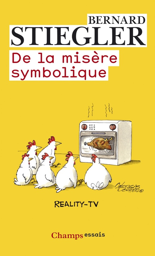 Couverture ebook de De la misère symbolique, de Bernard Stiegler