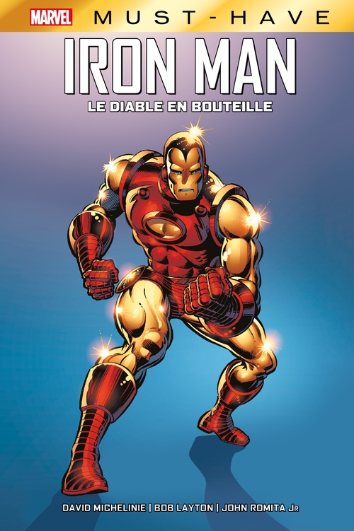 Couverture ebook de Best of Marvel (Must-Have) : Iron Man - Le diable en bouteille, de David Michelinie, Bob Layton