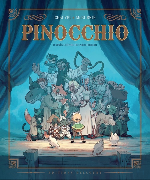 Couverture ebook de Pinocchio, de David Chauvel, Tim Mcburnie