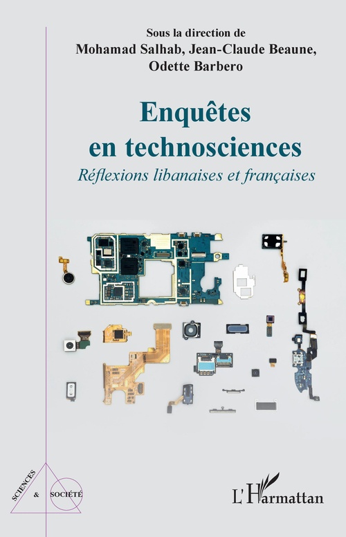 Couverture ebook de Enquêtes en technosciences, de Odette Barbero, Jean-Claude Beaune, Mohamad Salhab