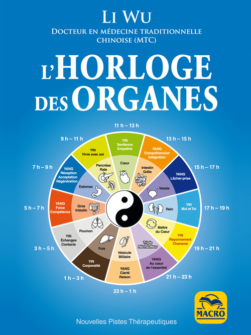 Couverture ebook de Horloge des Organes, de Li Wu