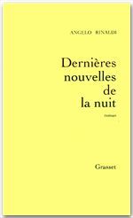 ebook cover of Dernières nouvelles de la nuit, by Angelo Rinaldi