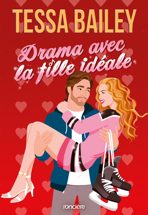 Couverture ebook de Les as de la compète - Tome 03 Drama avec une fille idéale (e-book), de Tessa BAILEY