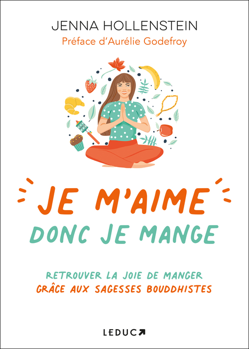 Couverture ebook de Je m'aime donc je mange, de Jenna Hollenstein