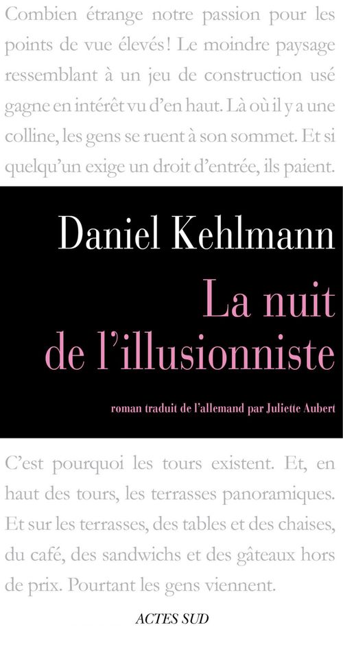 Couverture ebook de La Nuit de l'illusionniste, de Daniel Kehlmann