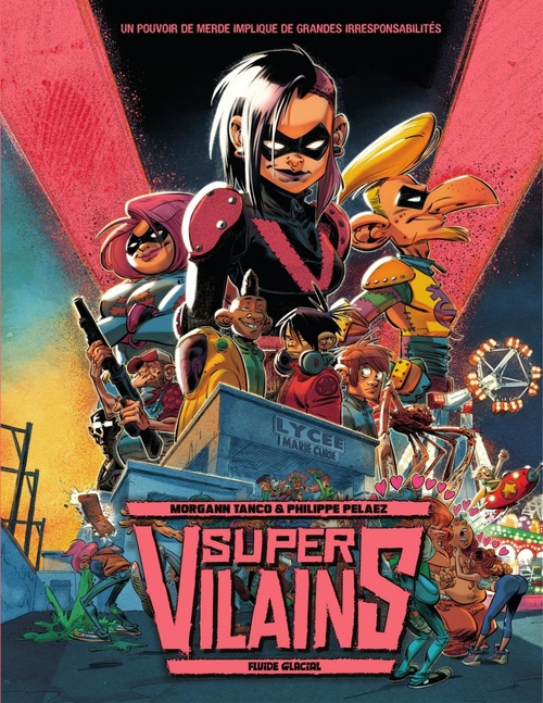 Couverture ebook de Super-Vilains - Tome 1, de Philippe Pelaez, Morgann Tanco