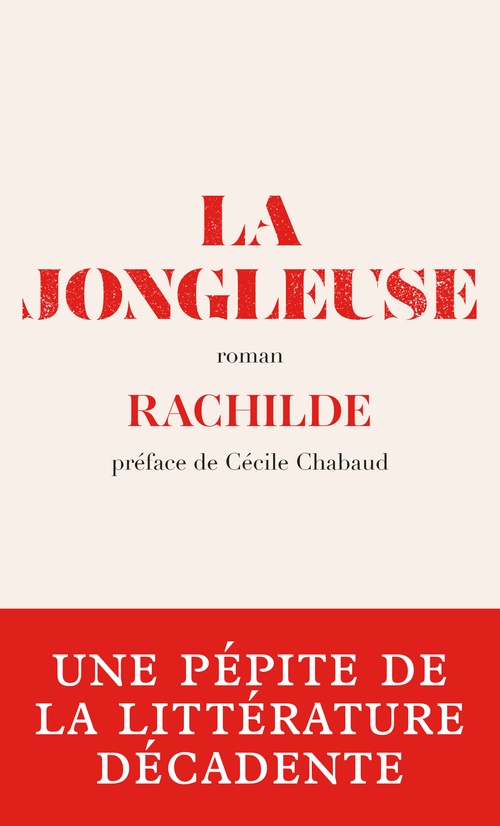 Couverture ebook de La Jongleuse, de Rachilde