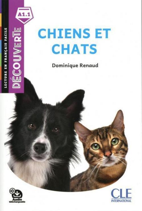 Couverture ebook de Chiens et chats + CD, de Dominique Renaud