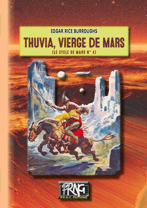 ebook cover of Thuvia vierge de Mars (Cycle de Mars n° 4), by Edgar Rice Burroughs