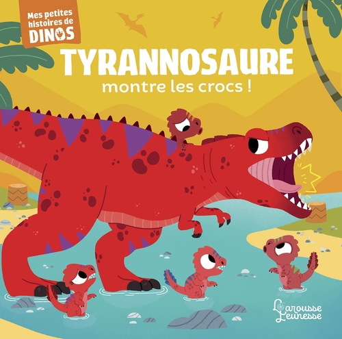 Couverture ebook de Tyrannosaure montre les crocs !, de Stéphane Frattini