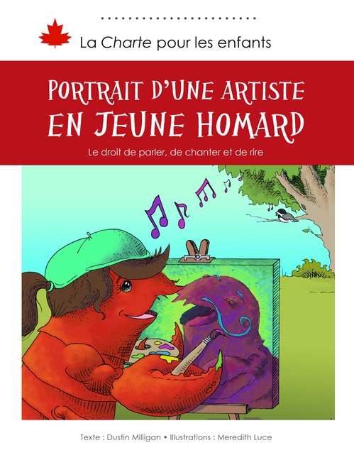 ebook cover of Portrait d´une artiste en jeune homard, by Dustin Milligan