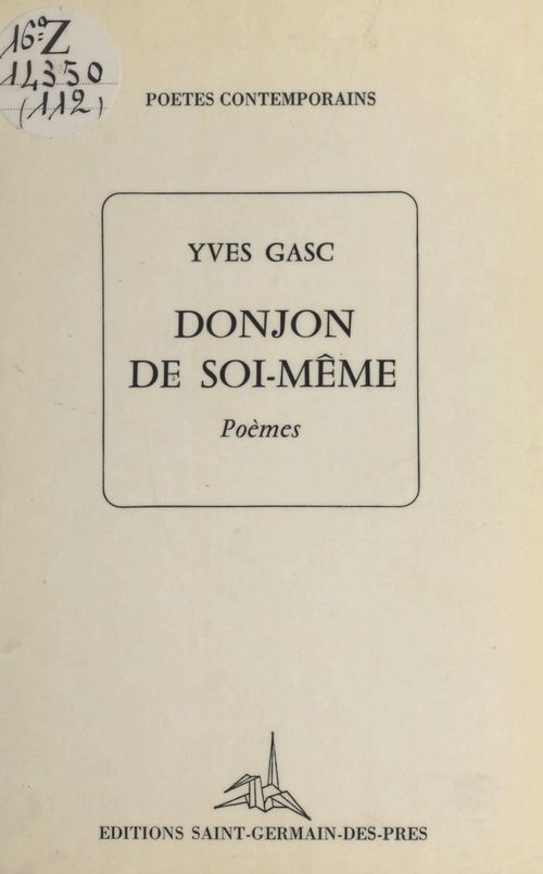 ebook cover of Donjon de soi-même, by Yves Gasc