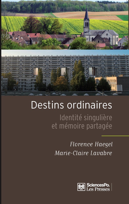 ebook cover of Destins ordinaires, by Florence Haegel, Marie-claire Lavabre