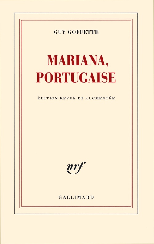 Couverture ebook de Mariana, Portugaise, de Guy Goffette