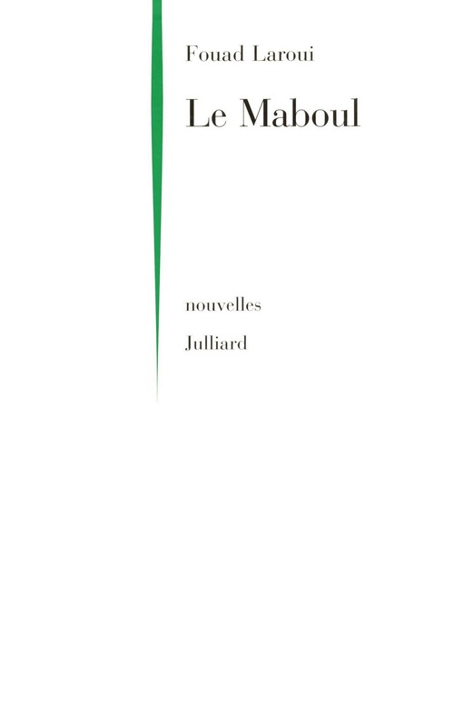 ebook cover of Le maboul, by Fouad Laroui