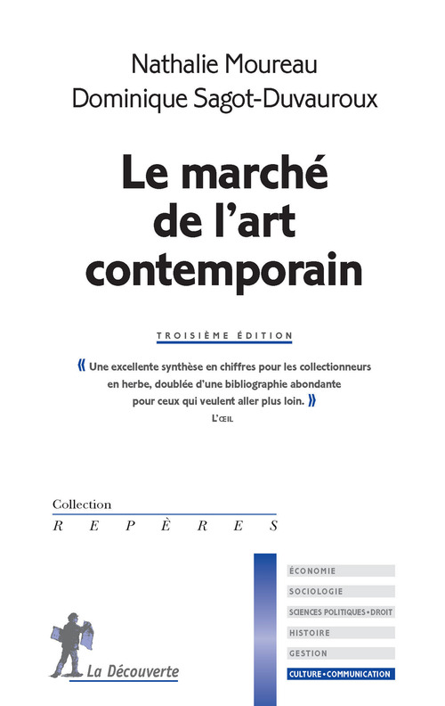 Couverture ebook de Le marché de l'art contemporain, de Nathalie Moureau, Dominique Sagot-Duvauroux