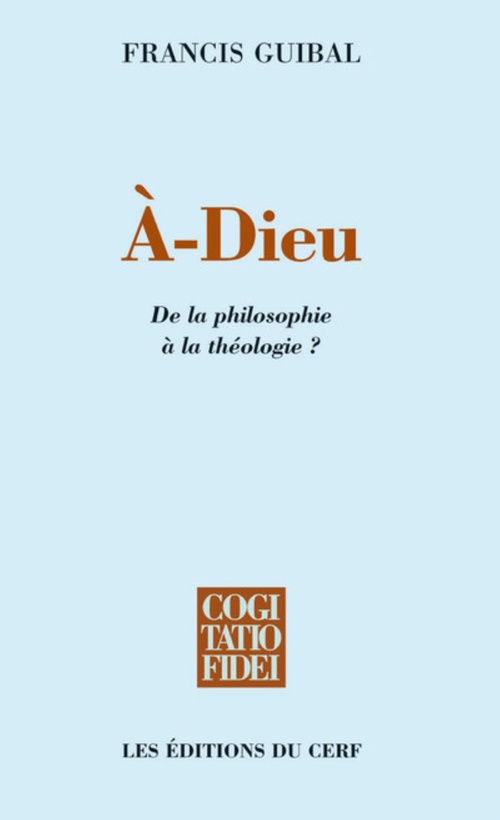 Couverture ebook de À-DIEU, de Francis Guibal