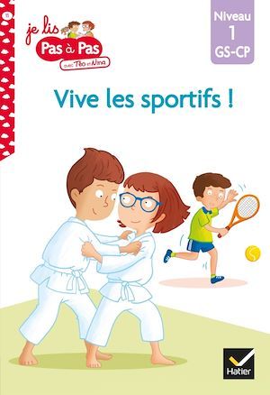 ebook cover of Téo et Nina GS CP Niveau 1 - Vive les sportifs Téo et Nina !, by Isabelle Chavigny
