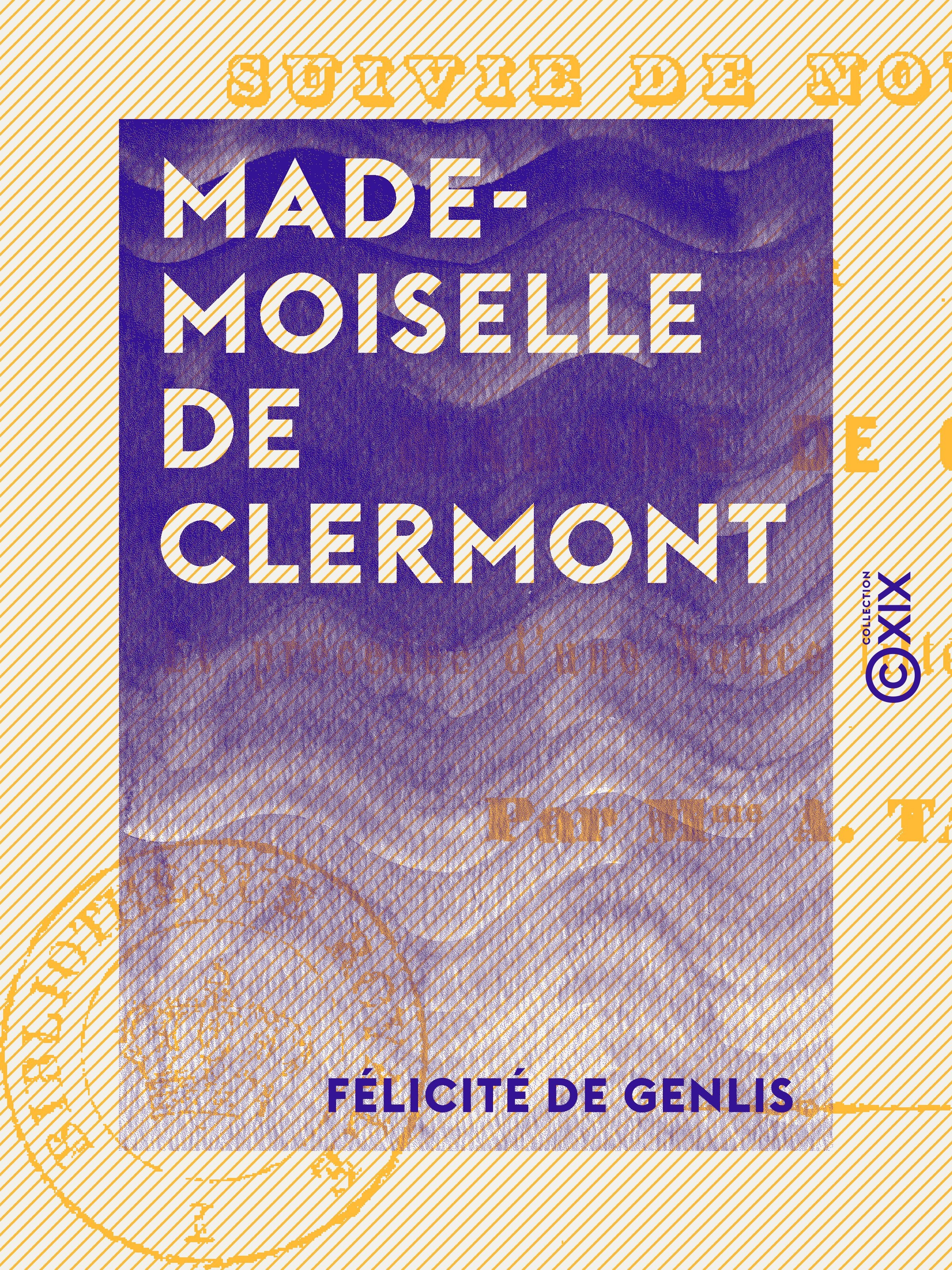 ebook cover of Mademoiselle de Clermont, by Felicite De Genlis