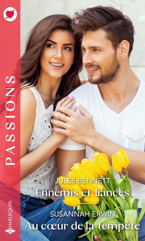 Couverture ebook de Ennemis et fiancés - Au coeur de la tempête, de Jules Bennett, Susannah Erwin