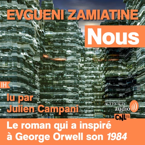 audiobook cover of Nous, by Evgueni Zamiatine