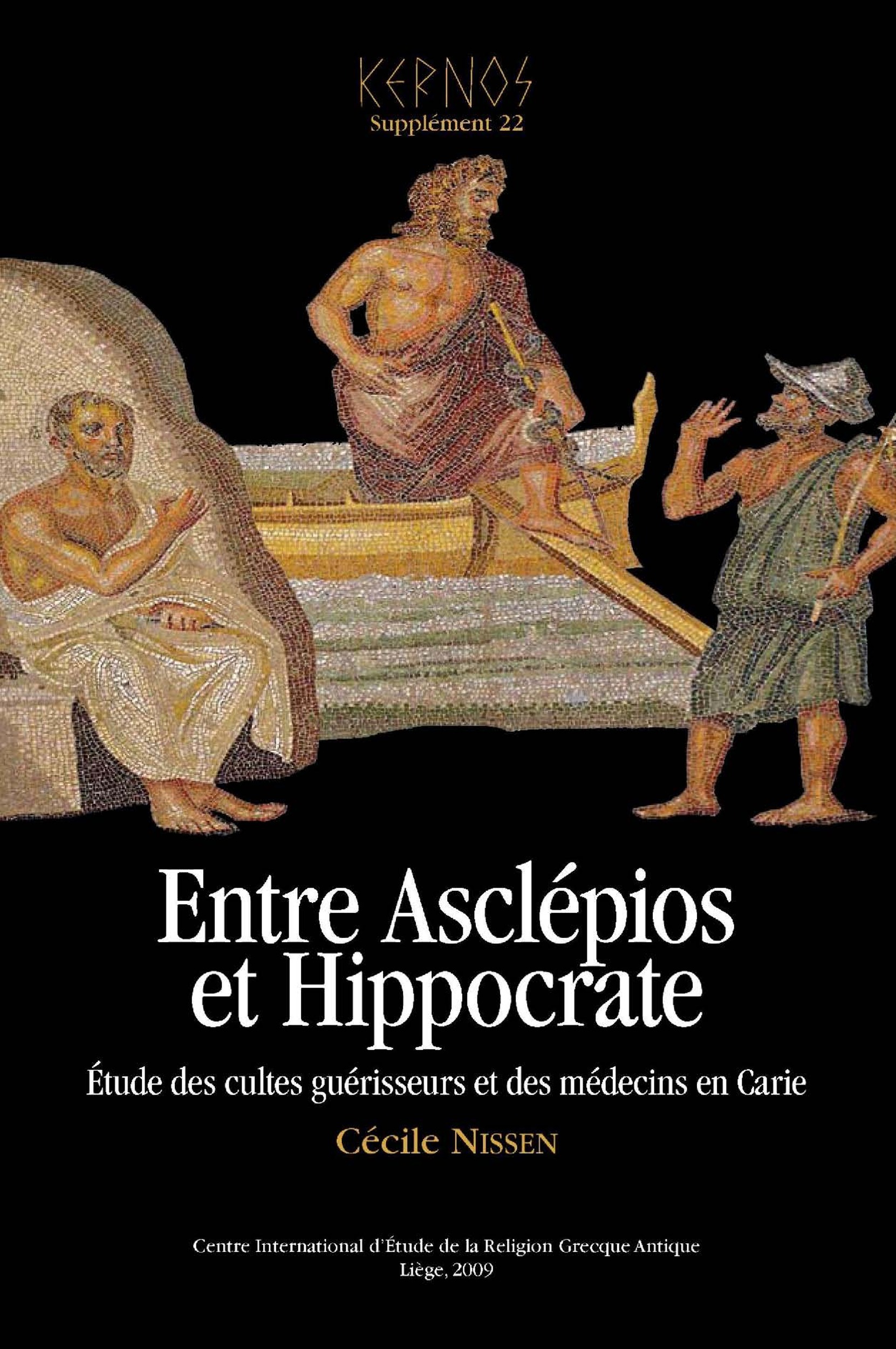 Couverture ebook de Entre Asclépios et Hippocrate, de Cécile Nissen