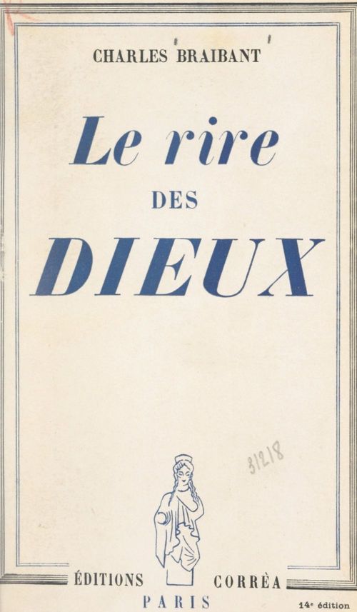 Couverture ebook de Le rire des dieux, de Charles Braibant